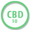 Cannabis Seeds Bulk Seed Bank CBD & CBG fem. (10) order at Hipersemillas